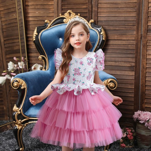 Abito tulle strati bambina - a,