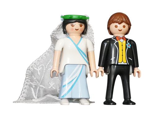 Playmobil donna con - , velo