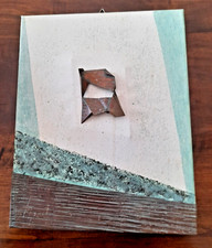 Quadro astratto multimaterico