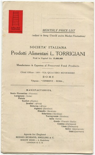 Pieghevole listino prezzi