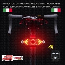 Frecce LED Bici Elettrica Monopattino MTB Indicatori Direzione Fanale Posteriore