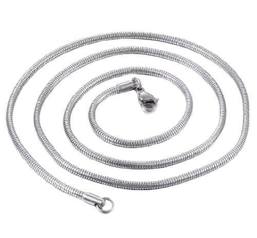 Collana snake acciaio inox - in,