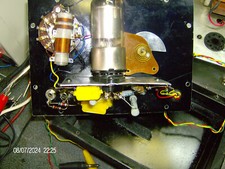 SCUOLA RADIO ELETTRA OSCILLATORE NERO CON VALVOLA6SK7 FUNZIONANTE