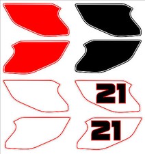 adesivi portanumeri replica