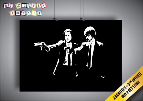Locandina pulp fiction cult - pulp,