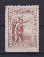 COMITATO RESISTENZA CASSANO D'ADDA -  ERINNOFILO NUOVO GOMMA DIFETTOSA