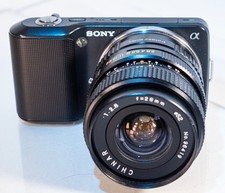 Sony E-mount adattato