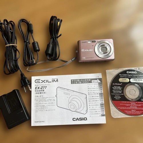 Casio exilim z77 rosa - casio, ex-z77