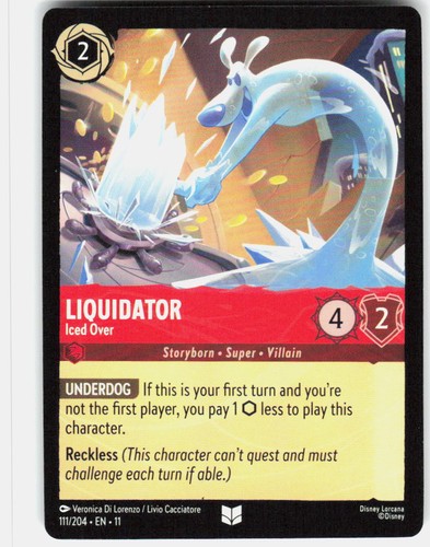 Disney lorcana liquidator iced - disney,