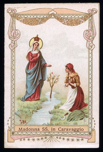 Antico santino cromo holy - cromo-holy, card