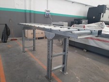 RULLIERA SUPPORTO REGOLABILE  A RULLI CREOMAC 3 METRI PER SEGA TRONCATRICE