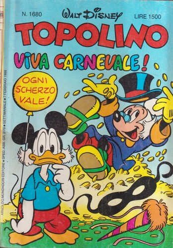 Topolino 1680 7 febbraio - topolino,