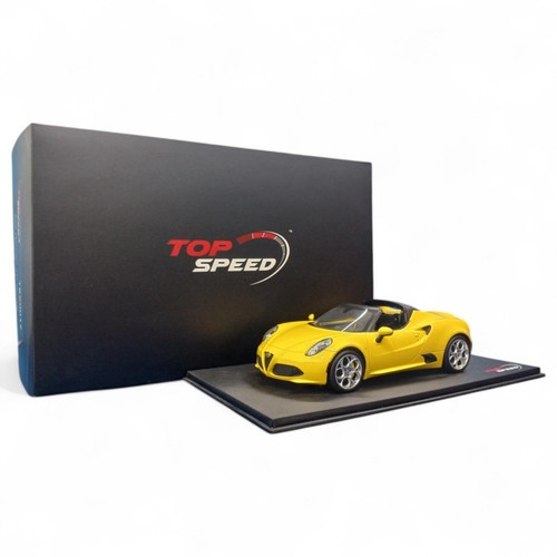 Tsm alfa romeo 4c spider - 1/18,