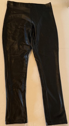 Pantaloni garage neri pelle - in,