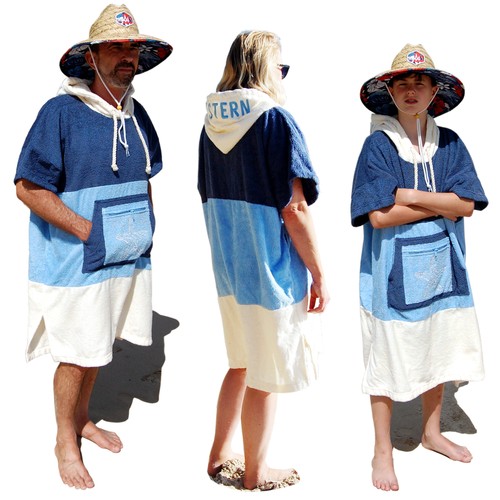Poncho mare surf bagno - , 100%