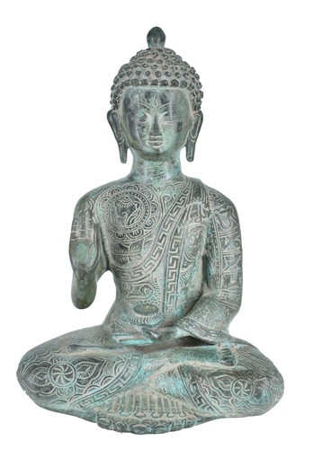 Antica statua buddha in - antica,