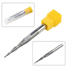 2-Flutes Taglio Mills HRC55 CNC Trapano R0.5 D6 30.5 75L Punta Attrezzi Cono Per