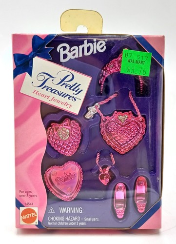 Barbie pretty heart 1996 set - barbie,