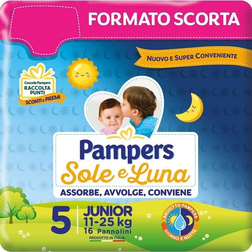 Pampers sole luna - sole,