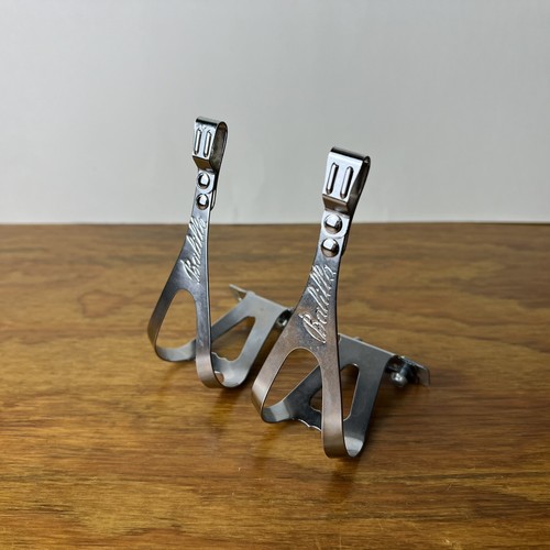 Balilla toe clips - con, bulloni