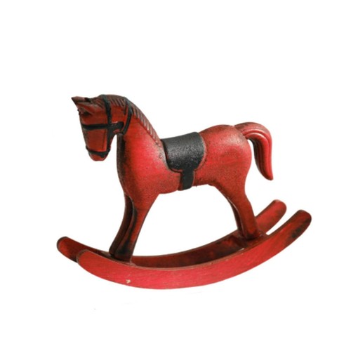 Cavallo dondolo legno - a, in