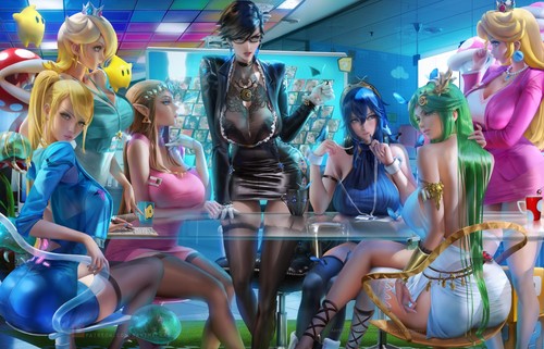 Poster manga tela - poster, bayonetta
