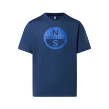 Maglietta North Sails 692972 T-Shirt Uomo Cotone Blu