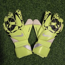 Guanti da portiere calcio Nike Vapor Grip3 Volt neri HQ0304-702 taglia 8