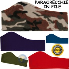 FASCIA in PILE Paraorecchie UNISEX Caldo NEVE Inverno ORECCHIE Sci COPRI Fronte
