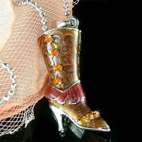 Stivale cowboy western marrone - western,