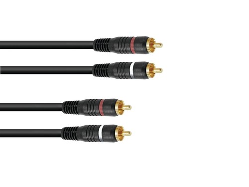 Cavo professionale 2 rca - 2,