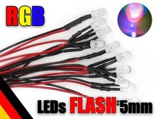 10 Pezzi LED 5mm RGB Con Cavo