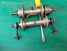 mozzi Bianchi nichelati bici epoca  REAL 33 schiena d'asino s bis sbis 36 fori