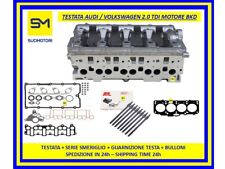 TESTATA AUDI VOLKSWAGEN 2.0 TDI 16V MOTORE BKD BLB BSY + GUARNIZIONI + BULLONI