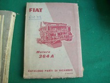 FIAT MOTORE 364 A CATALOGO RICAMBI ORIGINALE