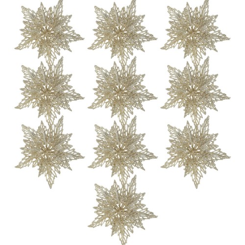 Pcs fiori stella natale - 10,