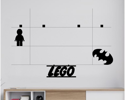 Lego mensola metallo con - mensola,