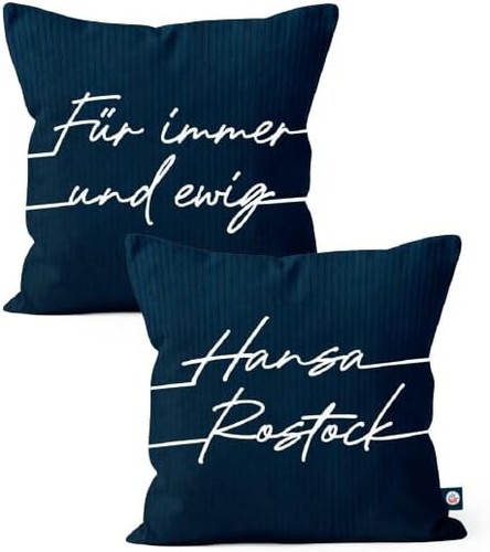 Hansa rostock cuscino - hansa,