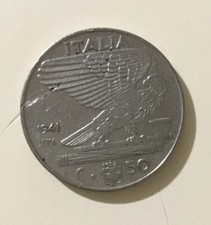 50 CENTESIMI IMPERO ANNO 1941