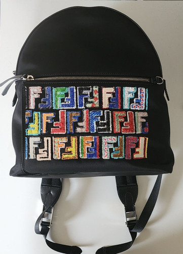 Zaino con paillettes fendi - zaino,
