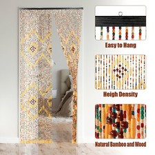 52 fili di tende in legno di