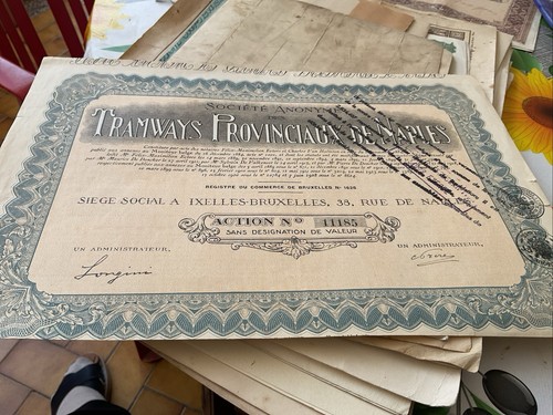 1884 certificato azionario - 1884,
