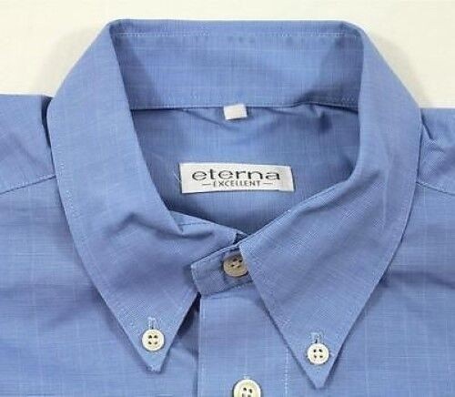 Eterna excellent camicia blu - camicia,