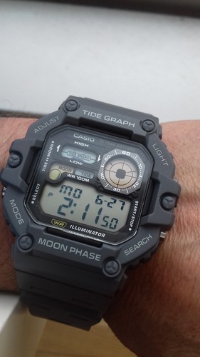 Casio moon phase tide graph - tide,