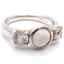 Anello design fossil argento - design,