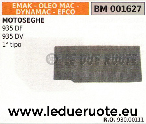 93000111 filtro aria motosega - aria,