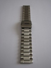 CINTURINO ACCIAIO SOLIDO ANSA DRITTA 24 mm. NEW