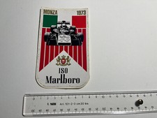 ADESIVO STICKER AUTOCOLLANT ISO MARLBORO MONZA 1973 ORIGINALE ANNI 70 VINTAGE F1