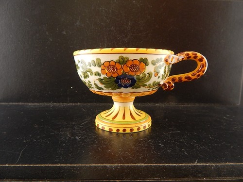 Antica tazza maiolica ceramica - maiolica,