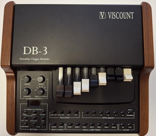Viscount db3 drawbar organ - drawbar,